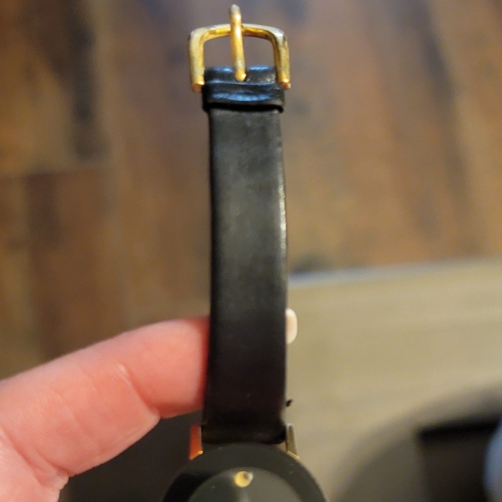 Movado Black and Gold Wearable Watch - Picture 5 of 10